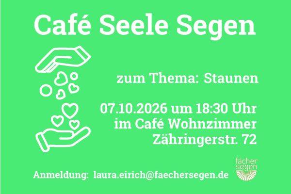Fächersegen läd ein beim Café Wohnzimmer zu Café-Seele-Segen